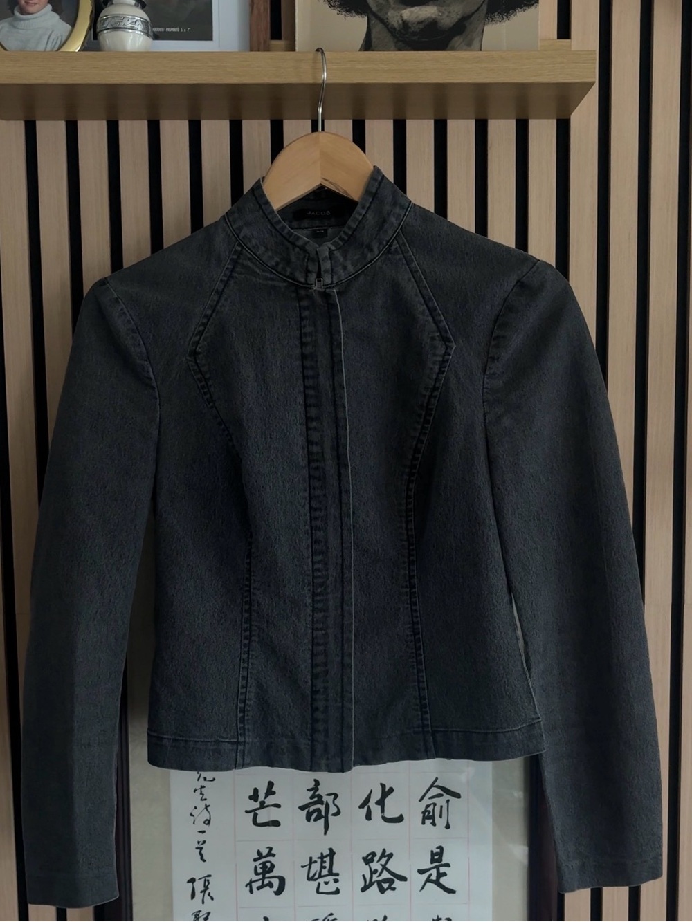 Jacob Black Structured Denim Jacket